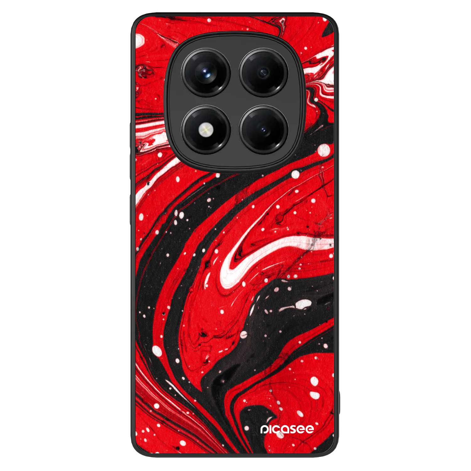 Picasee ULTIMATE CASE pentru Xiaomi Redmi Note 14 Pro+ 5G - Red black