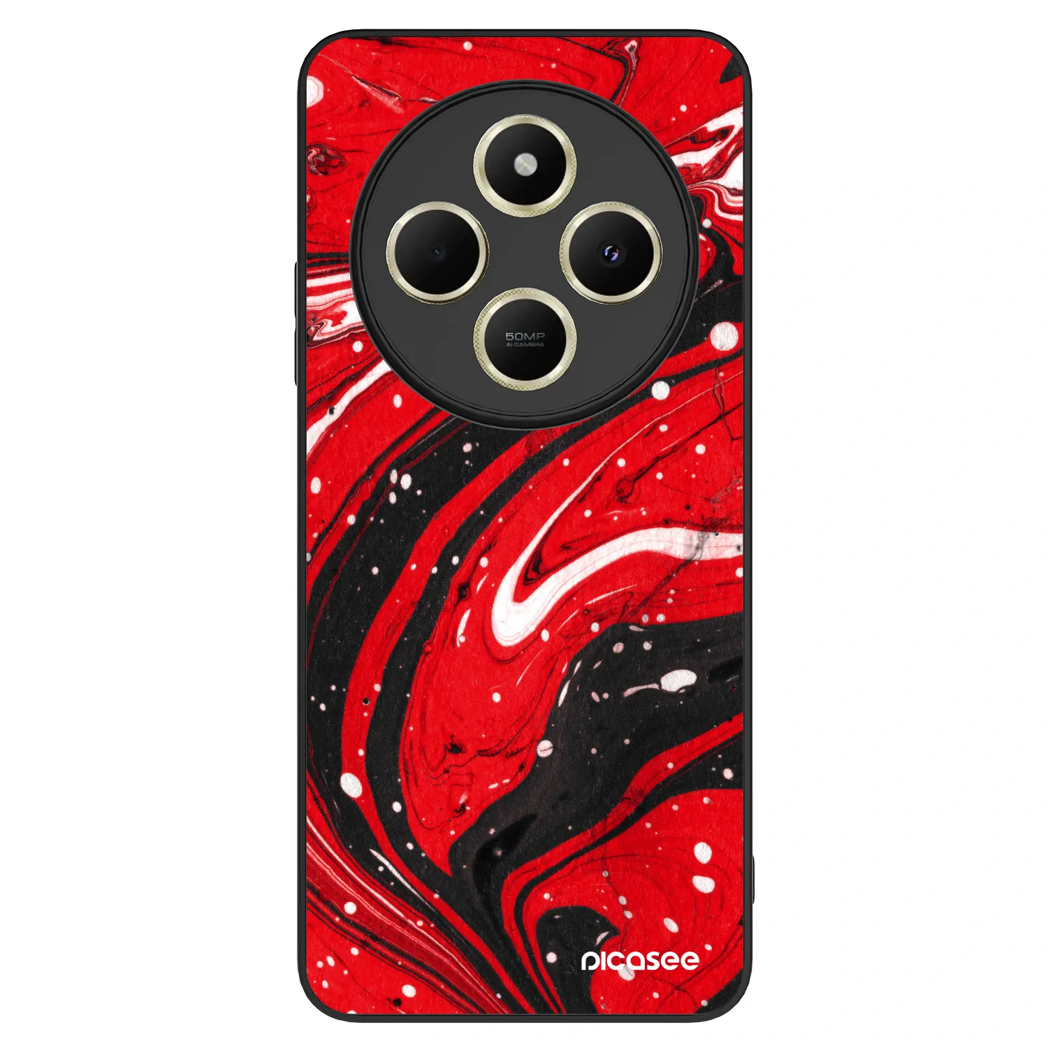 Picasee ULTIMATE CASE pentru Xiaomi Redmi 14C - Red black