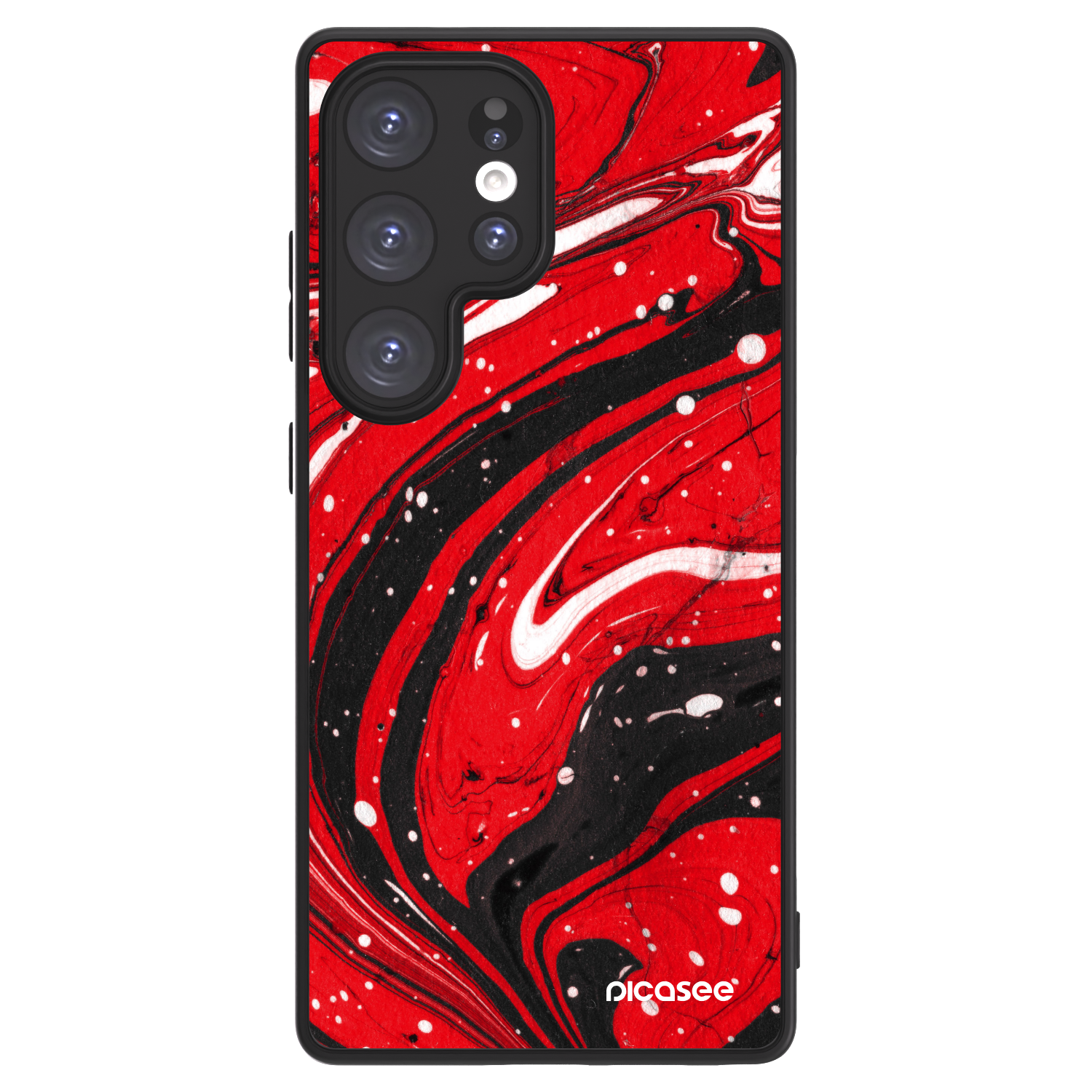 Picasee ULTIMATE CASE pentru Samsung Galaxy S25 Ultra 5G - Red black