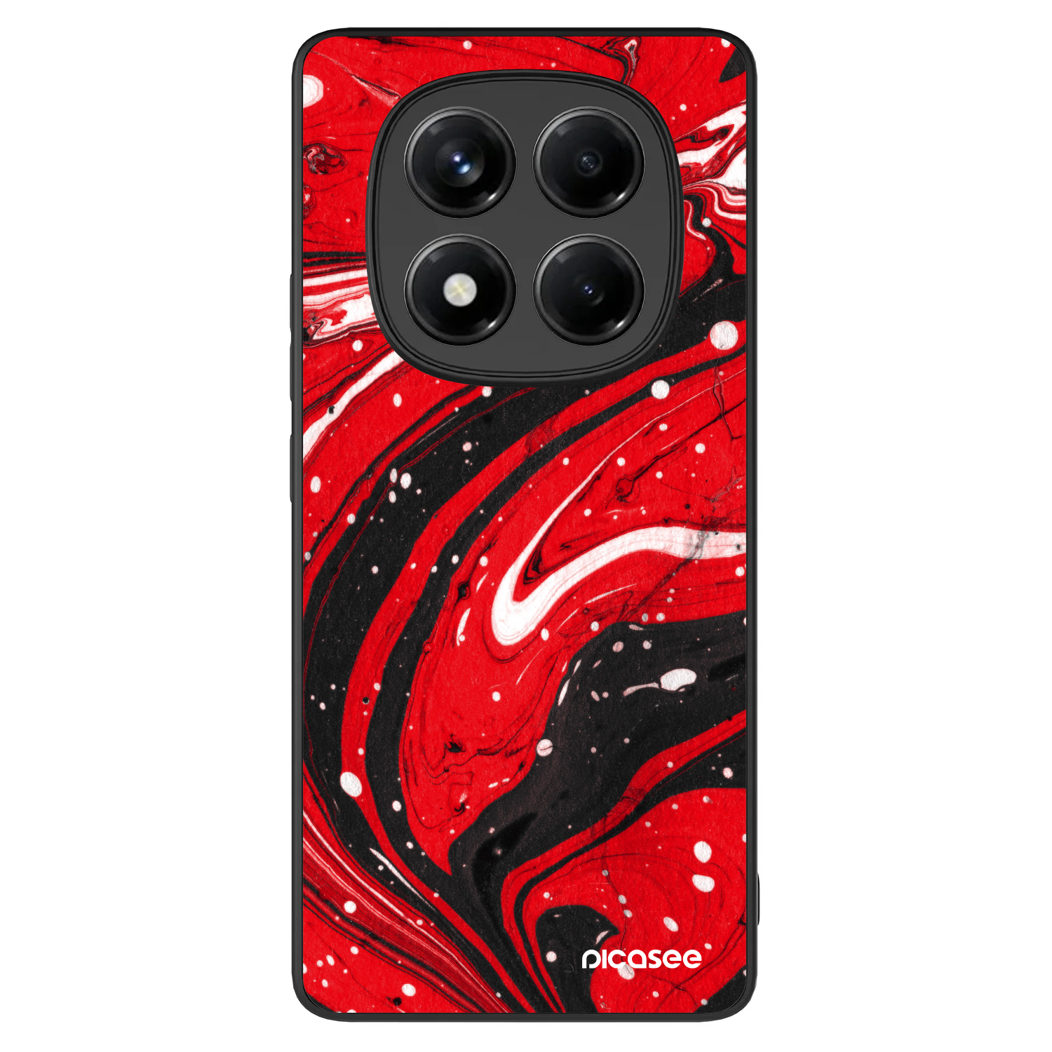 Picasee ULTIMATE CASE pentru Xiaomi Redmi Note 14 Pro 4G - Red black