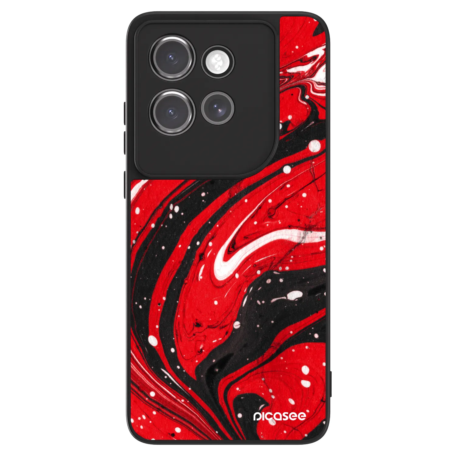 Picasee ULTIMATE CASE pentru Motorola Edge 50 Neo - Red black