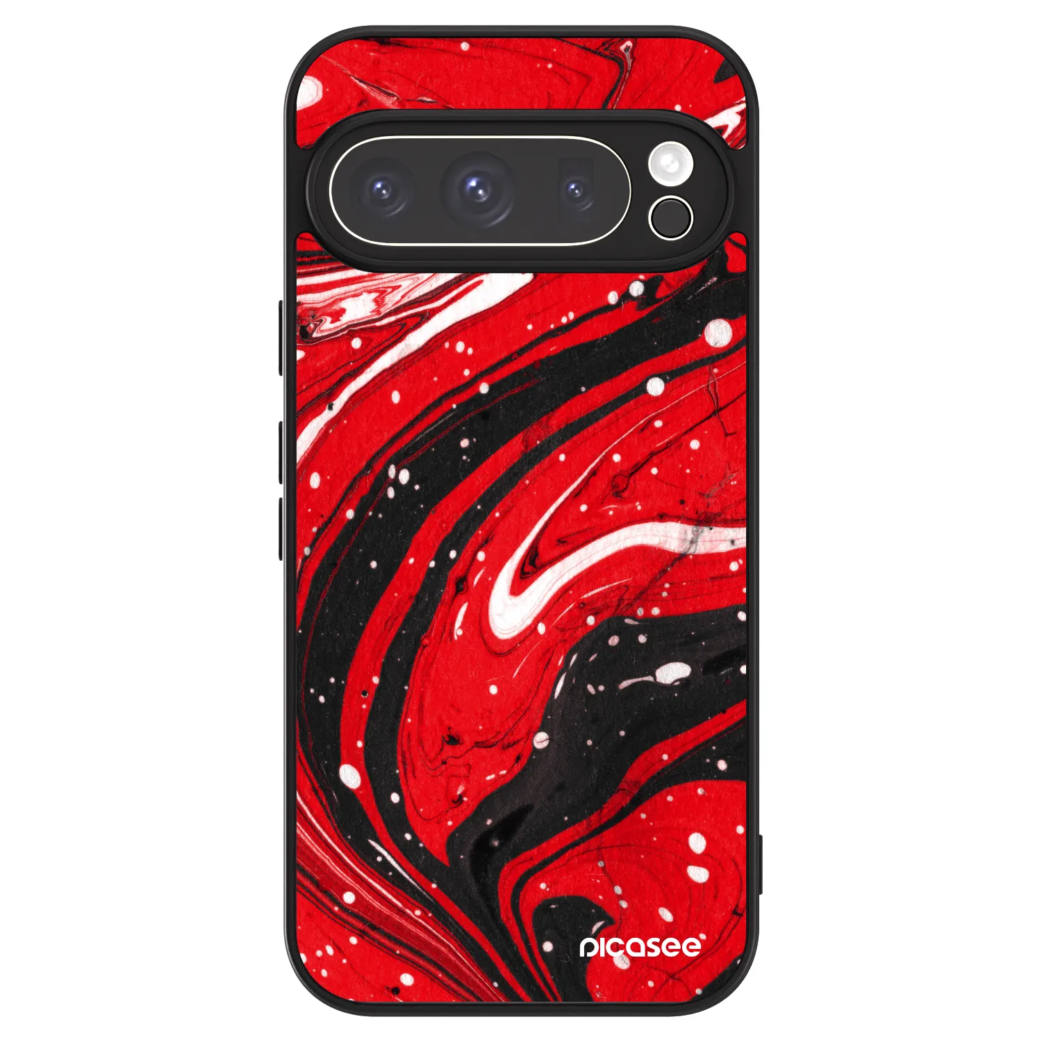 Picasee ULTIMATE CASE pentru Google Pixel 9 Pro - Red black