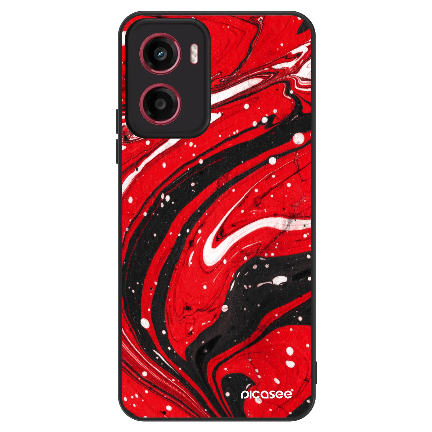 Picasee ULTIMATE CASE pentru Motorola Moto G05 - Red black