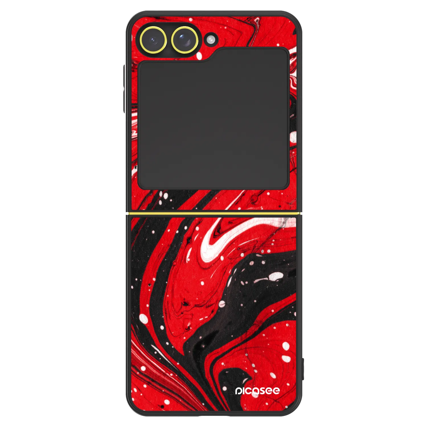 Picasee ULTIMATE CASE pentru Samsung Galaxy Z Flip5 5G - Red black