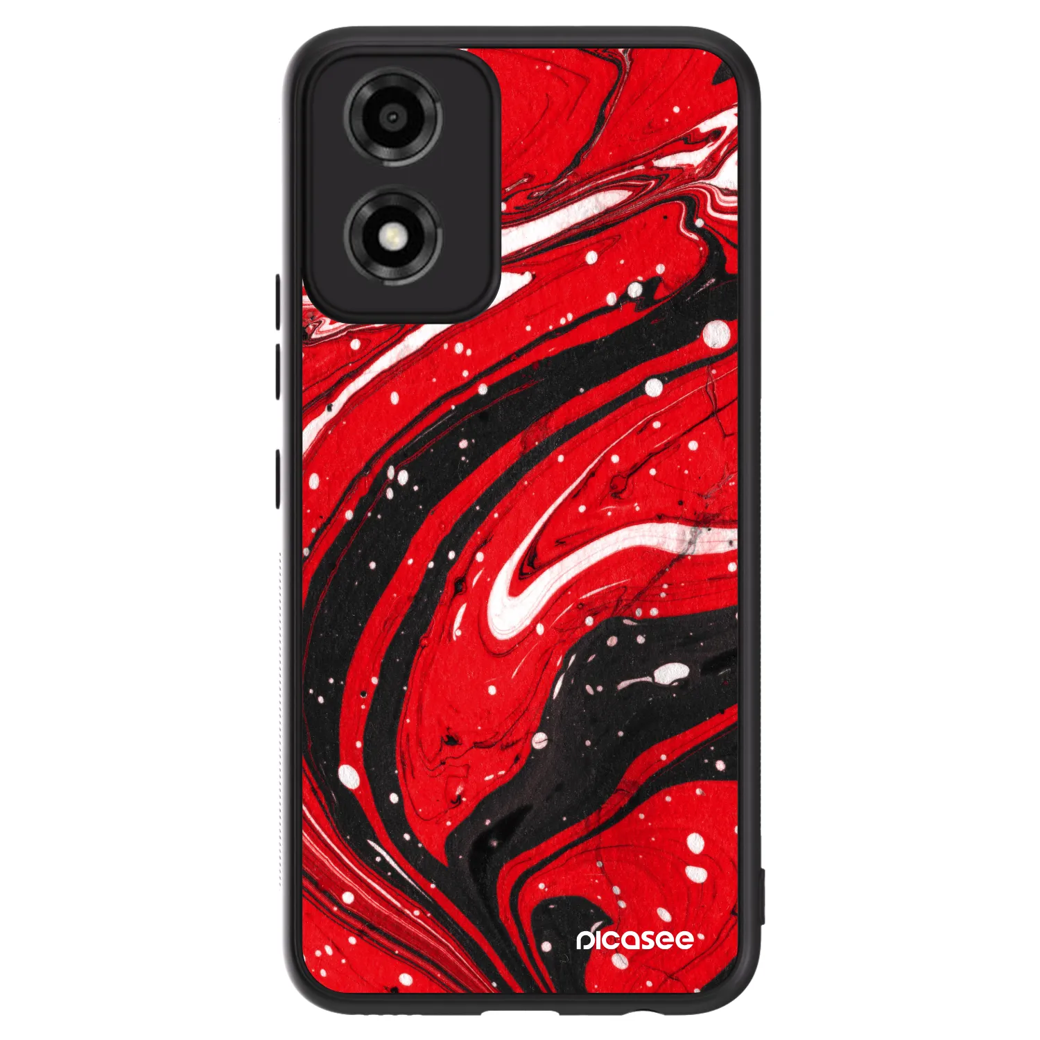 Picasee ULTIMATE CASE pentru Motorola Moto E14 - Red black