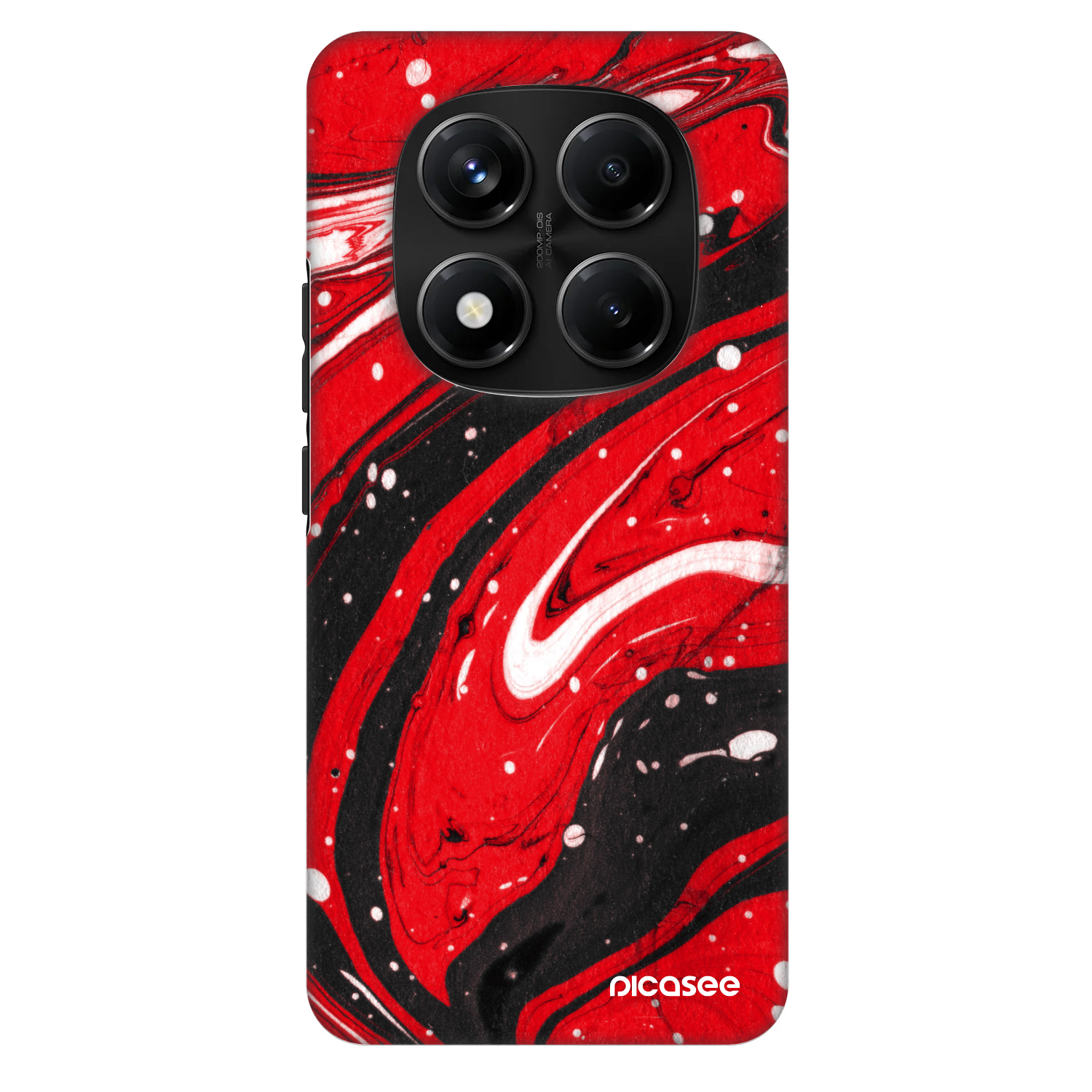 Picasee Fashion Case pentru Xiaomi Redmi Note 14 Pro+ 5G - Red black