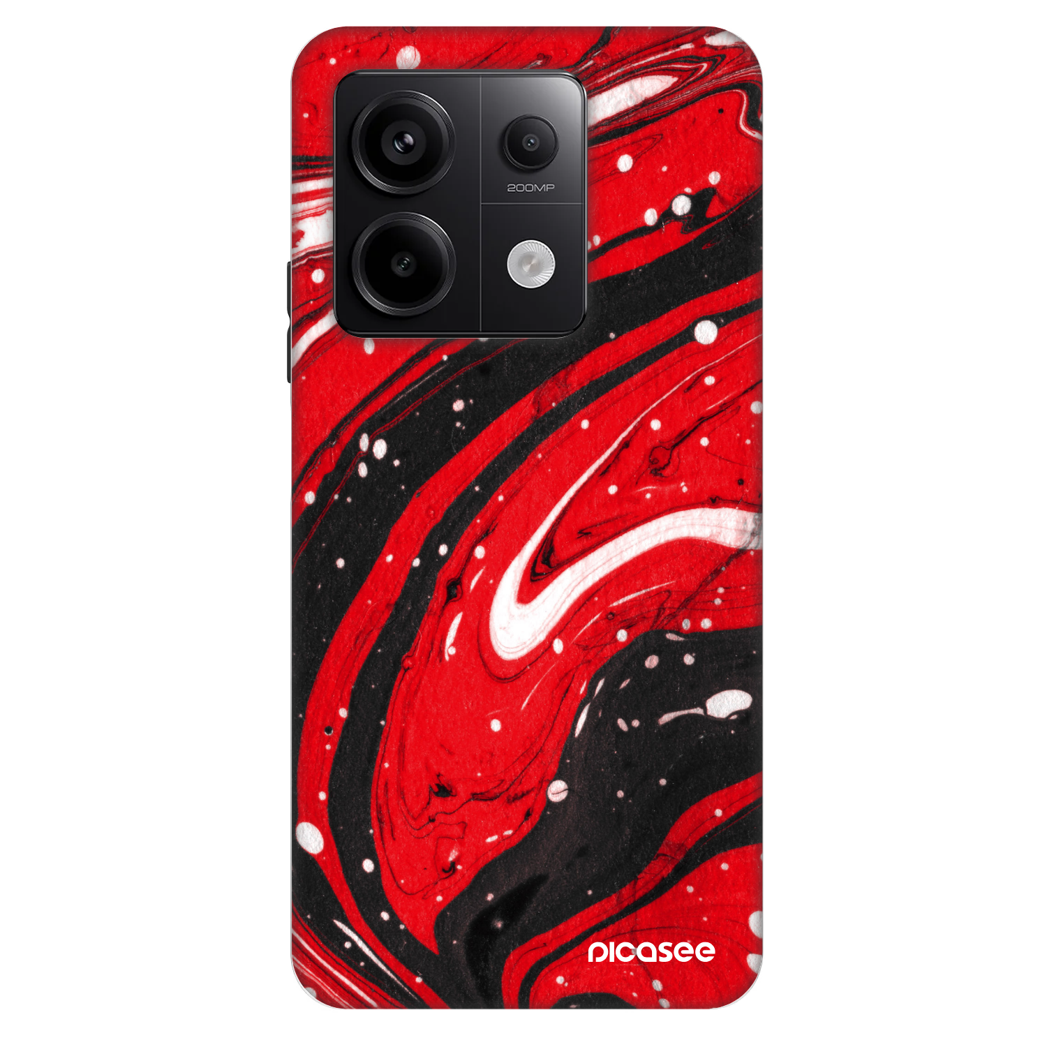 Picasee Fashion Case pentru Xiaomi Redmi Note 13 Pro 5G - Red black