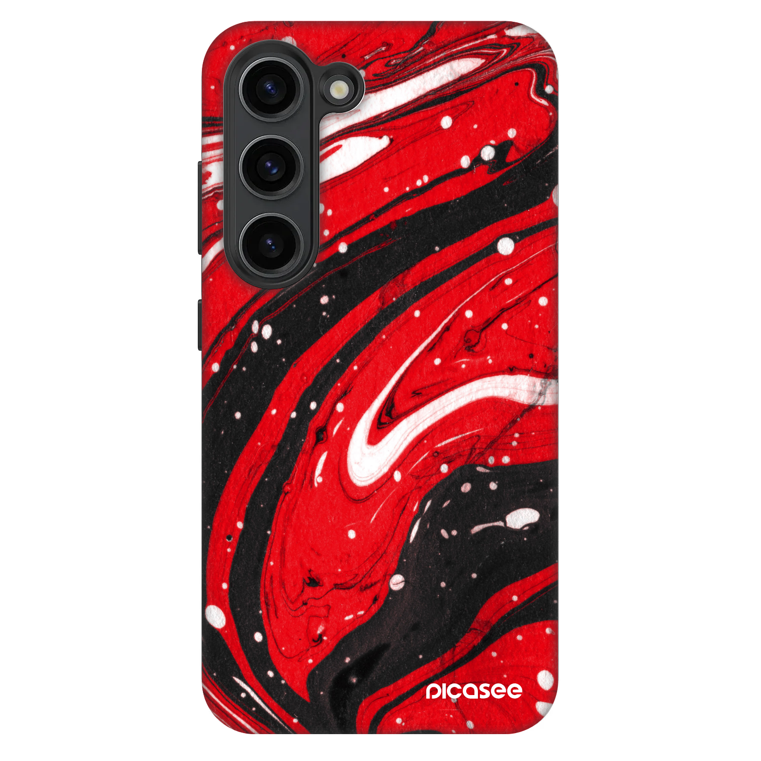 Picasee Fashion Case pentru Samsung Galaxy S23+ 5G - Red black