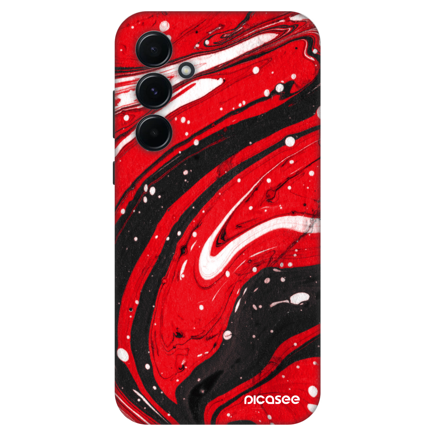 Picasee Fashion Case pentru Samsung Galaxy A55 5G A556B - Red black