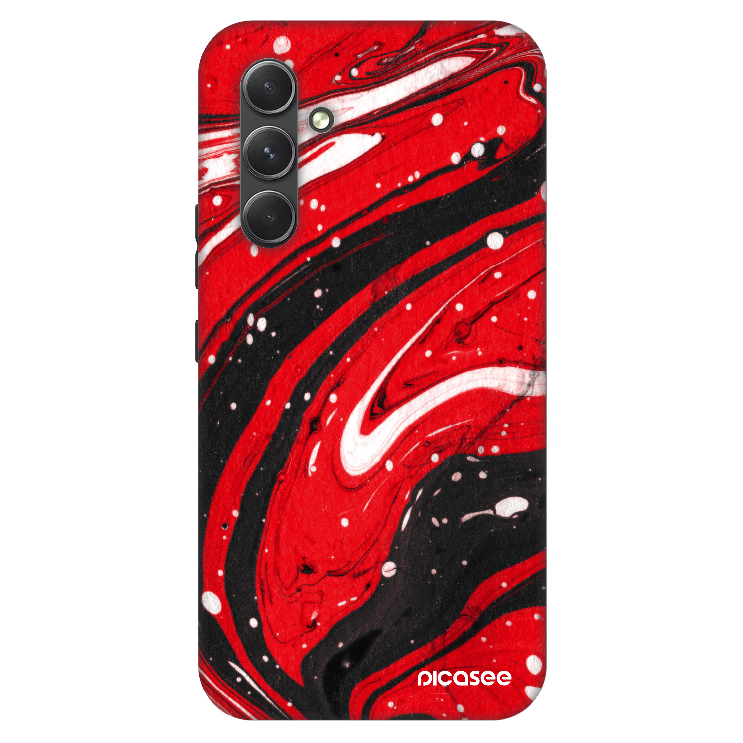 Picasee Fashion Case pentru Samsung Galaxy A54 5G A546B - Red black