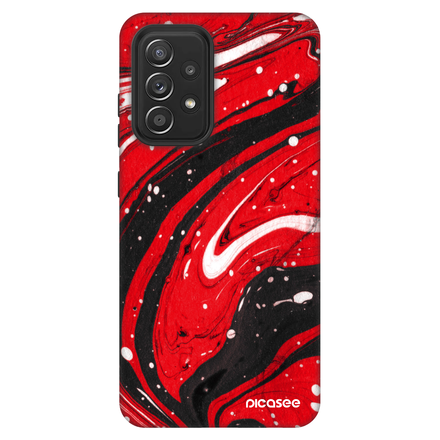 Picasee Fashion Case pentru Samsung Galaxy A52s 5G A528B - Red black