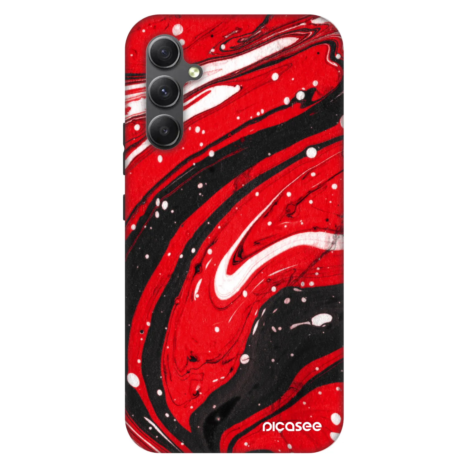 Picasee Fashion Case pentru Samsung Galaxy A34 5G A346B - Red black