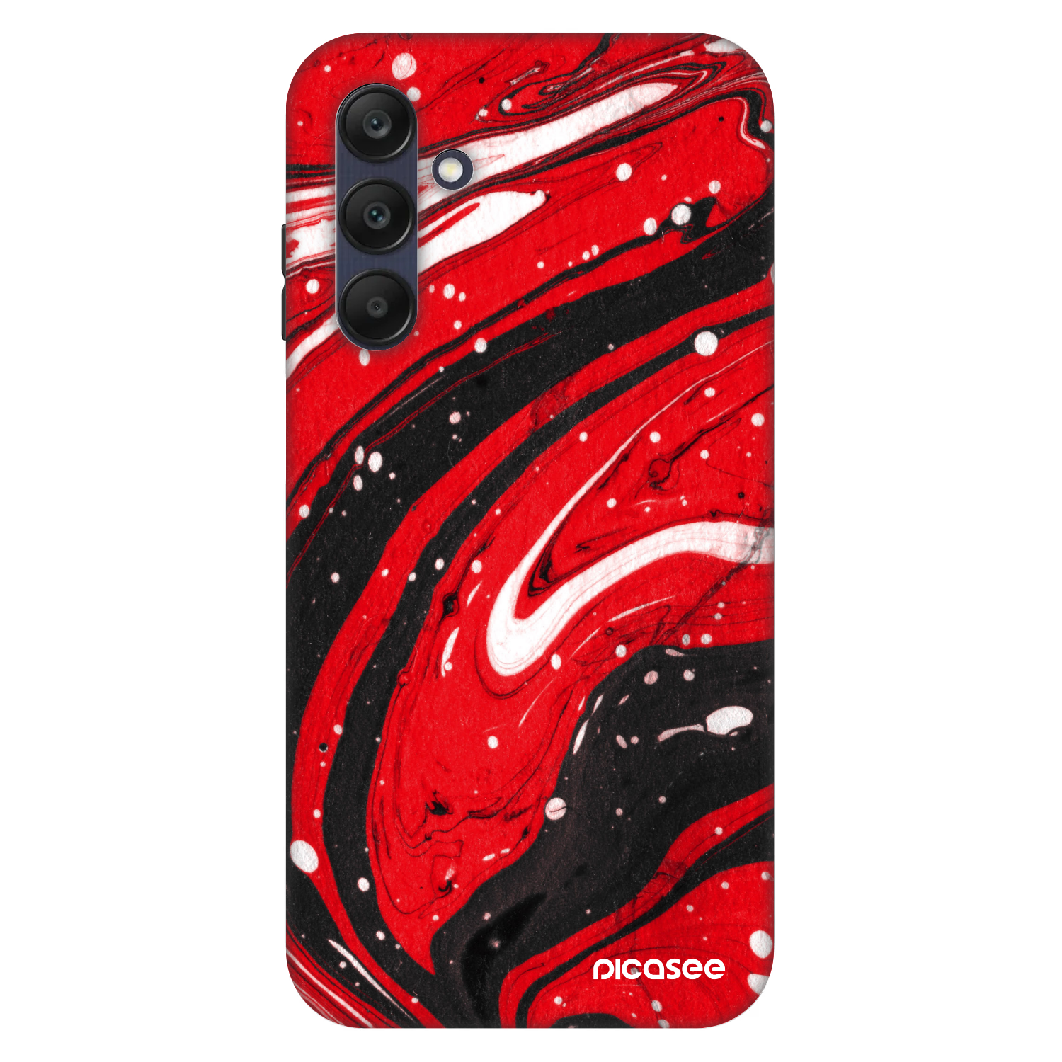 Picasee Fashion Case pentru Samsung Galaxy A25 A256B 5G - Red black