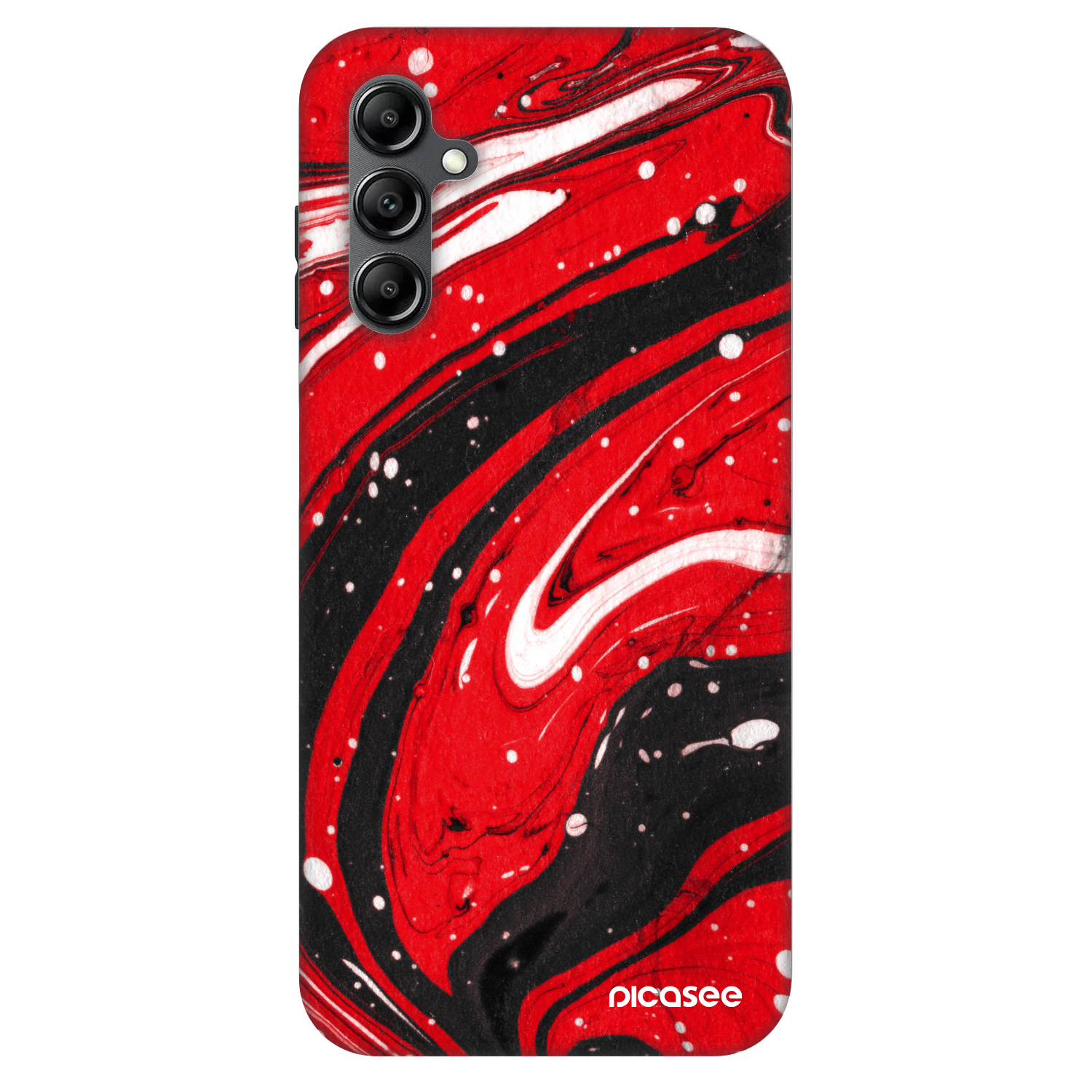 Picasee Fashion Case pentru Samsung Galaxy A14 5G A146P - Red black