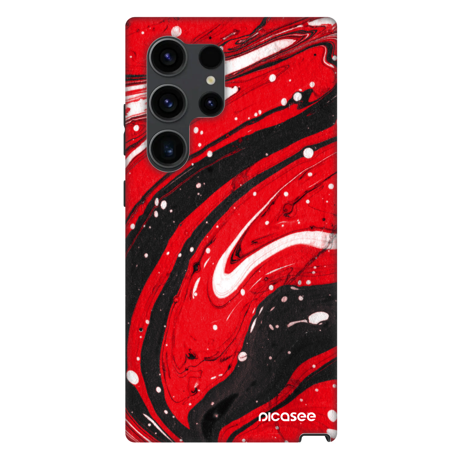 Picasee Fashion Case PowerShare pro Samsung Galaxy S24 Ultra S928B 5G - Red black