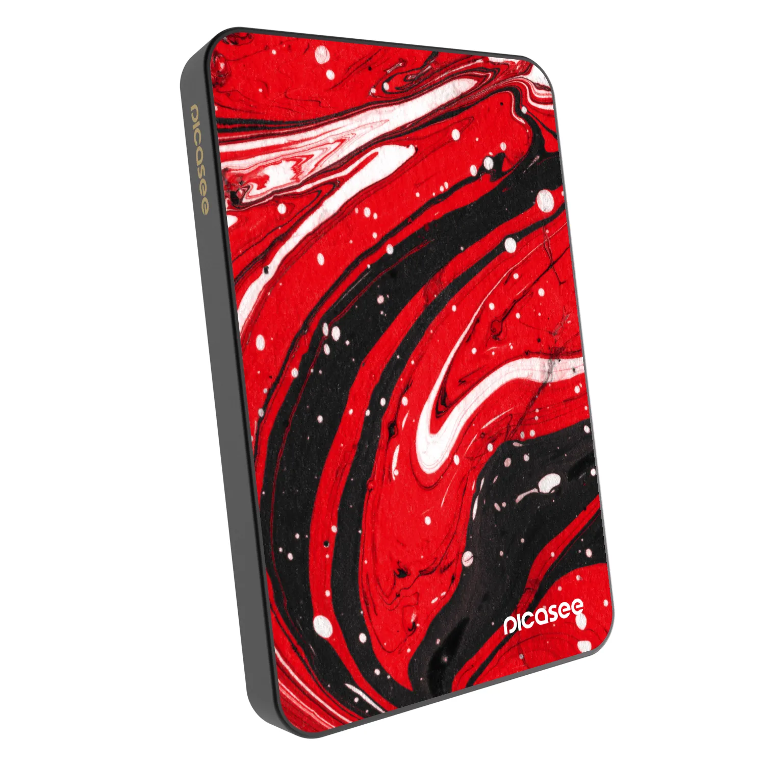 Picasee Powerbank cu MagSafe 5 000 mAh Gri - Red black