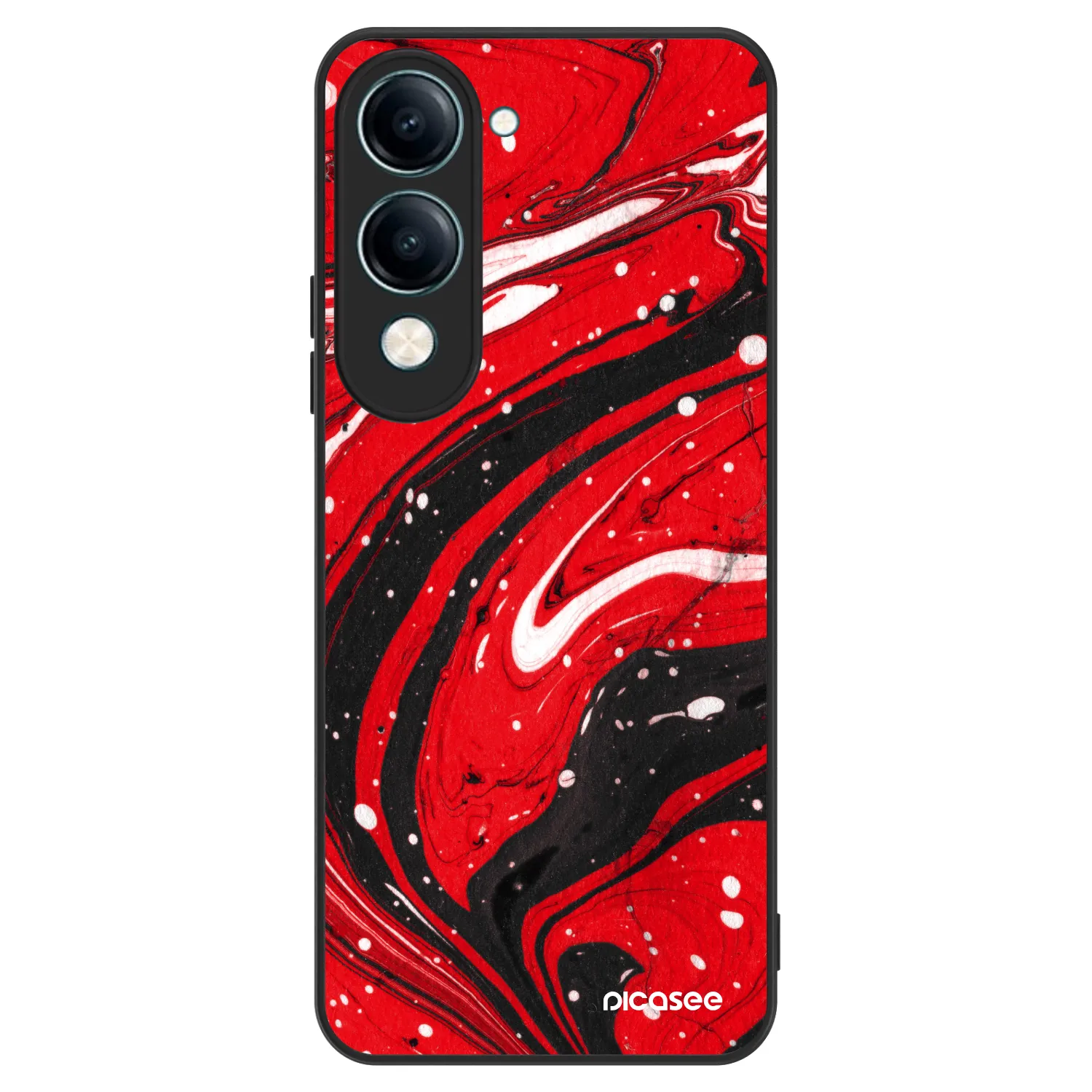 Picasee ULTIMATE CASE pentru Vivo Y29s 5G - Red black