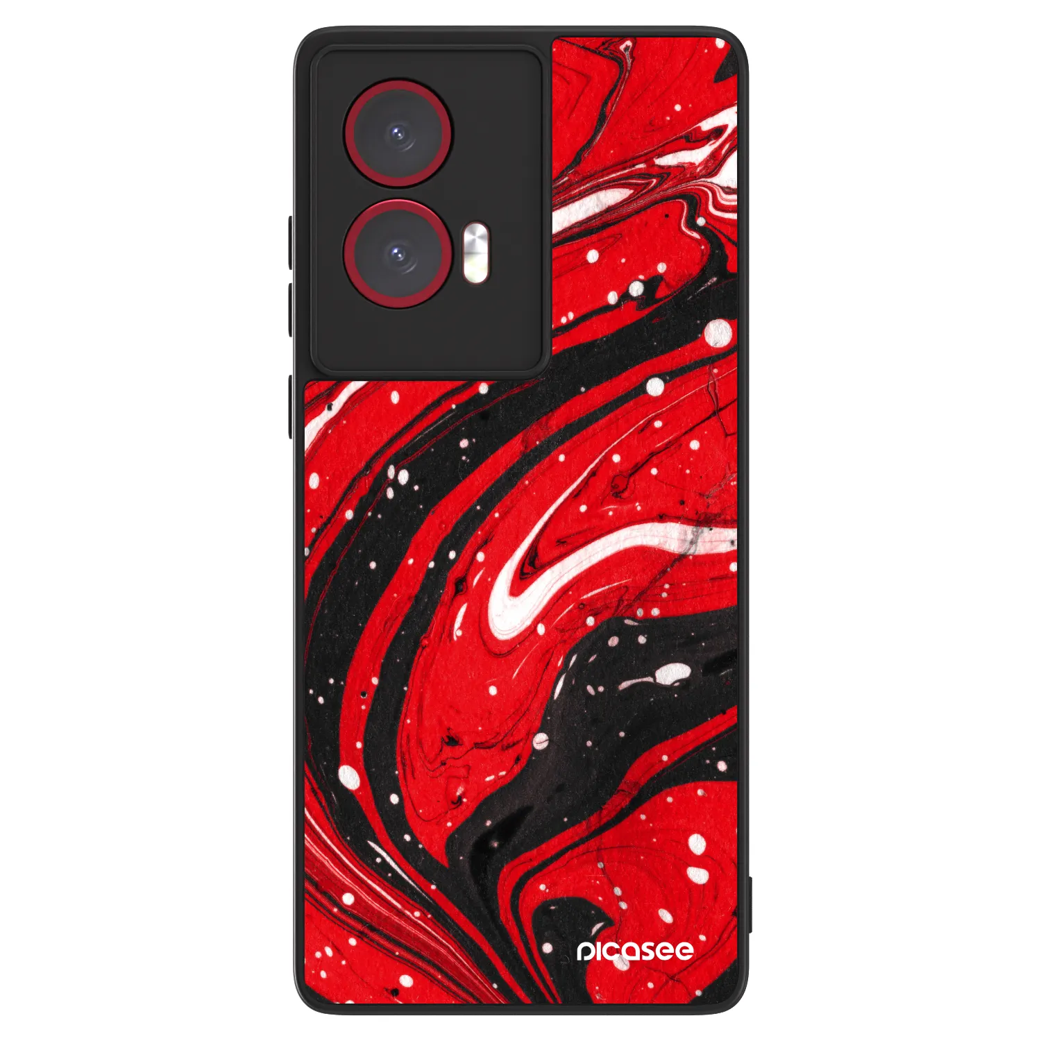 Picasee ULTIMATE CASE pentru Motorola Edge 50 Fusion - Red black