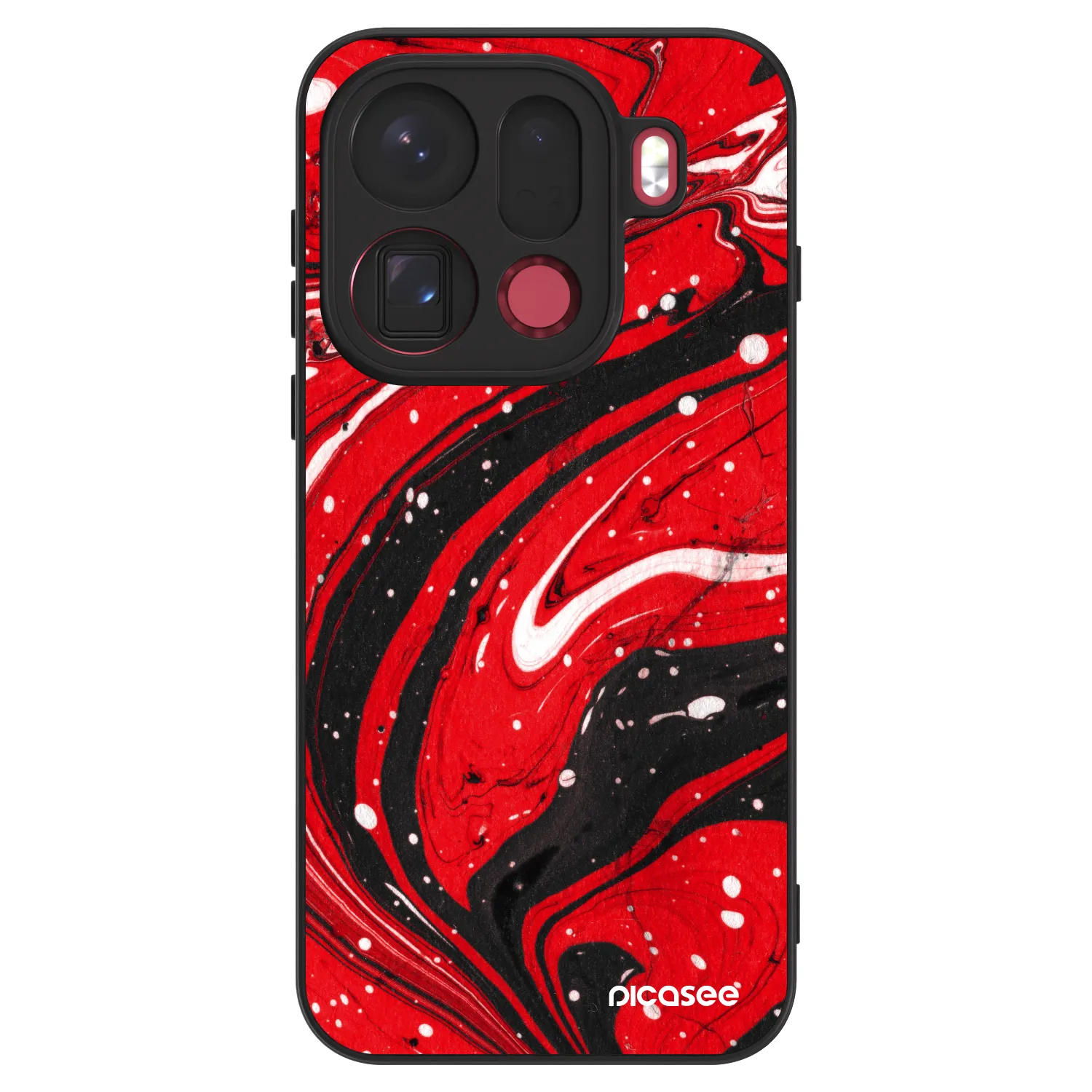 Picasee ULTIMATE CASE pentru OPPO Find X9 Pro - Red black