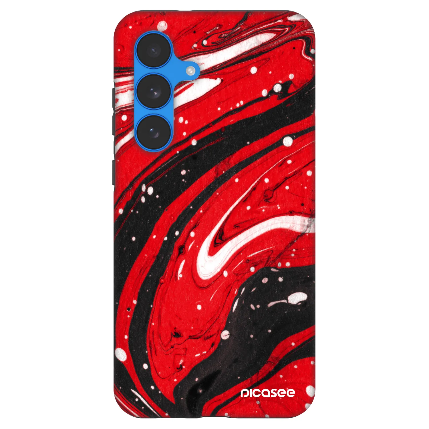 Picasee Fashion Case pentru Samsung Galaxy S25 FE 5G - Red black