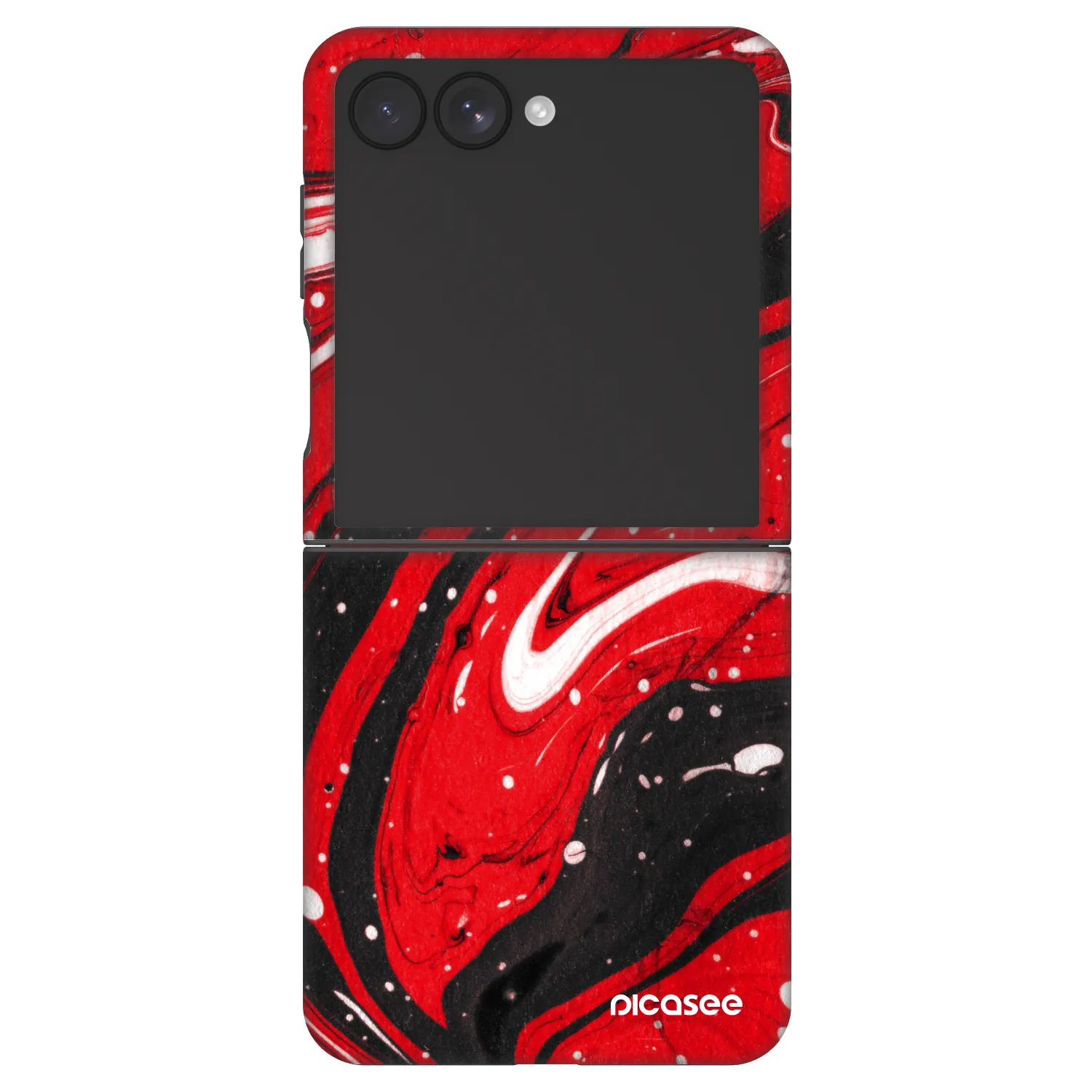 Picasee Fashion Case pentru Samsung Galaxy Z Flip7 5G - Red black