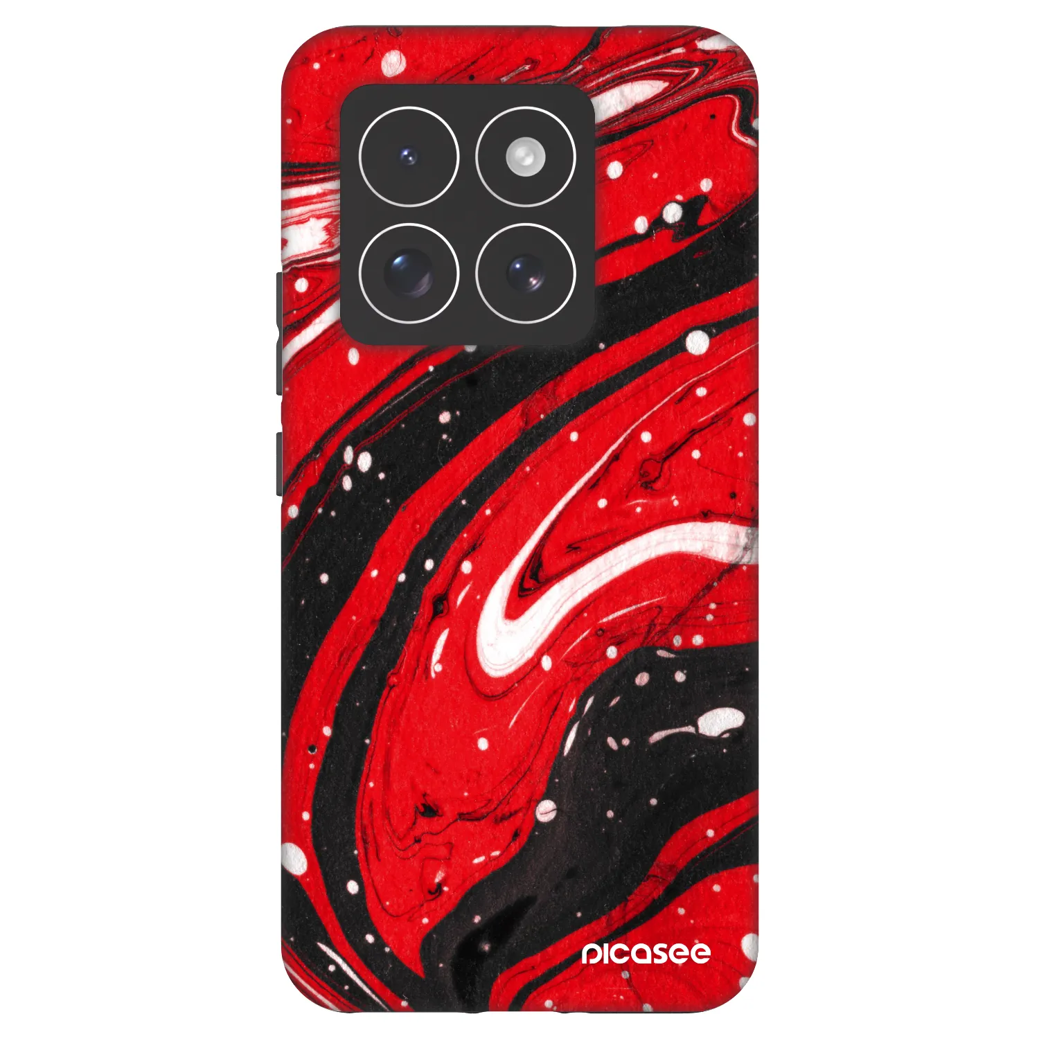 Picasee Fashion Case pentru Xiaomi 14 Pro - Red black