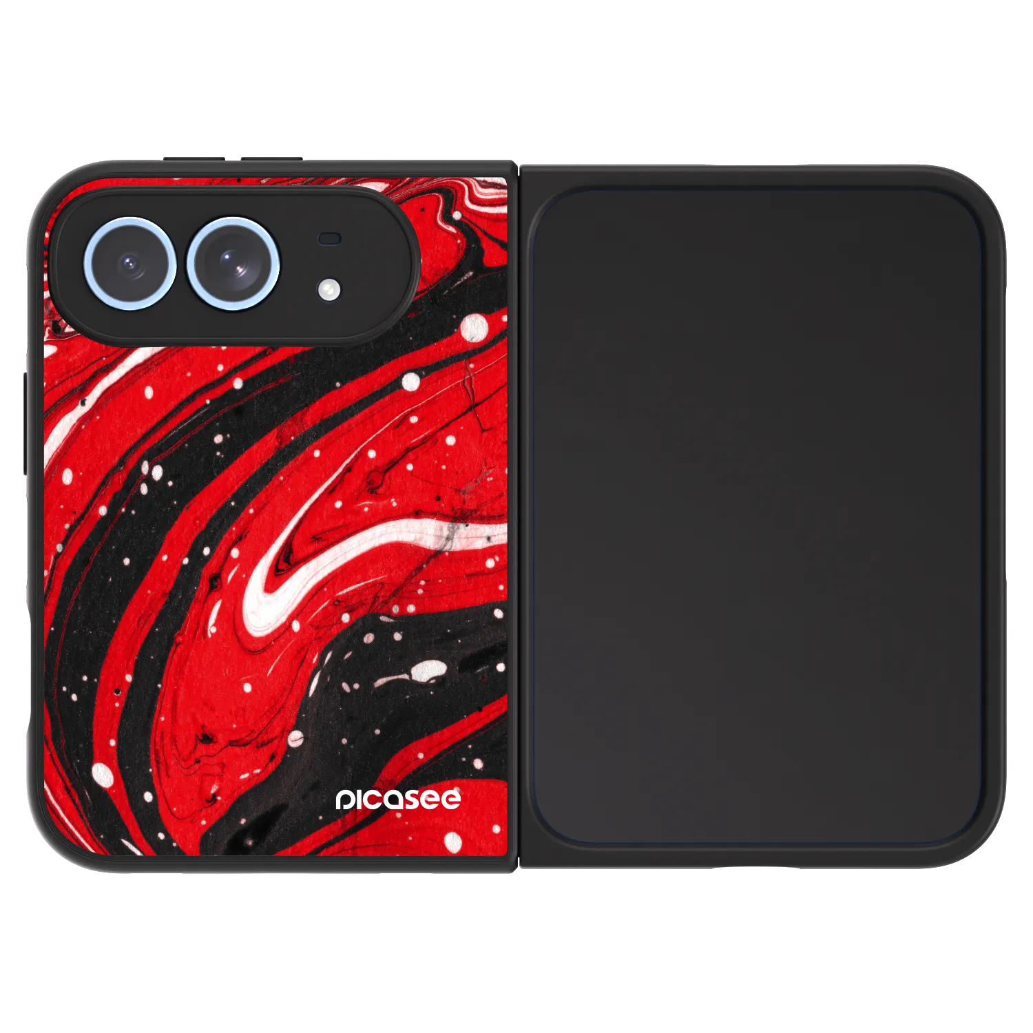 Picasee ULTIMATE CASE MagSafe pentru Apple iPhone Duo - Red black