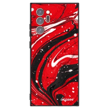 Picasee husă neagră din silicon pentru Samsung Galaxy Note 20 Ultra - Red black