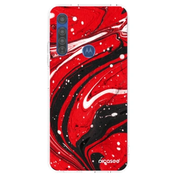 Husă pentru Motorola Moto G8 - Red black