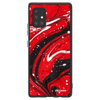 Picasee ULTIMATE CASE pentru Samsung Galaxy A71 A715F - Red black
