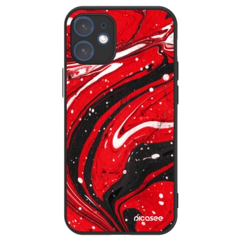 Picasee ULTIMATE CASE pentru Apple iPhone 12 mini - Red black