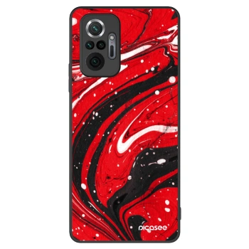 Picasee ULTIMATE CASE pentru Xiaomi Redmi Note 10 Pro - Red black