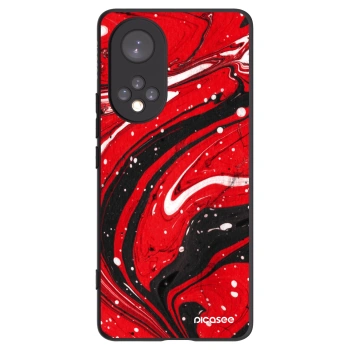 Picasee husă neagră din silicon pentru Huawei Nova 9 - Red black