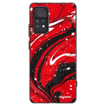 Picasee husă neagră din silicon pentru Xiaomi Redmi Note 11 Pro 5G - Red black