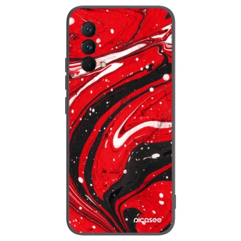 Picasee husă neagră din silicon pentru Realme GT Master Edition 5G - Red black