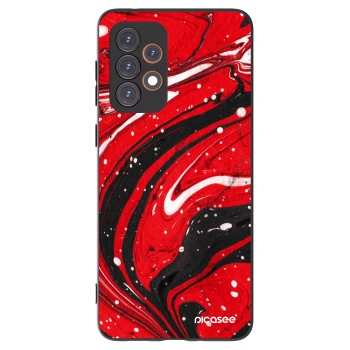 Picasee husă neagră din silicon pentru Samsung Galaxy A33 5G A336 - Red black