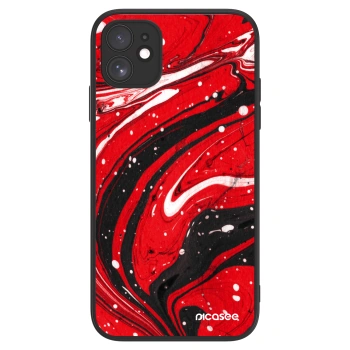Picasee ULTIMATE CASE MagSafe pentru Apple iPhone 11 - Red black