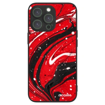 Picasee ULTIMATE CASE MagSafe pentru Apple iPhone 13 Pro - Red black