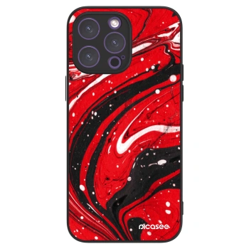 Picasee ULTIMATE CASE MagSafe pentru Apple iPhone 14 Pro Max - Red black