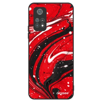 Husă pentru Xiaomi Poco M4 Pro - Red black