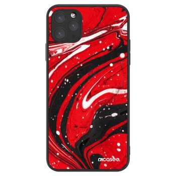 Picasee ULTIMATE CASE MagSafe pentru Apple iPhone 11 Pro Max - Red black