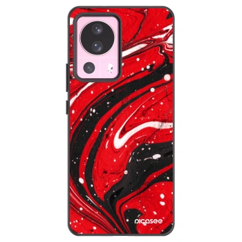 Picasee husă neagră din silicon pentru Xiaomi 13 Lite - Red black