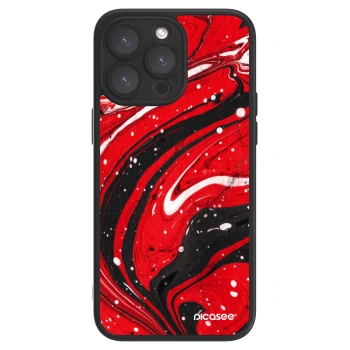 Picasee ULTIMATE CASE pentru Apple iPhone 15 Pro Max - Red black