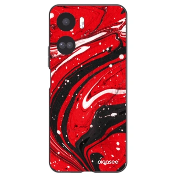 Picasee husă neagră din silicon pentru Honor 90 Lite 5G - Red black