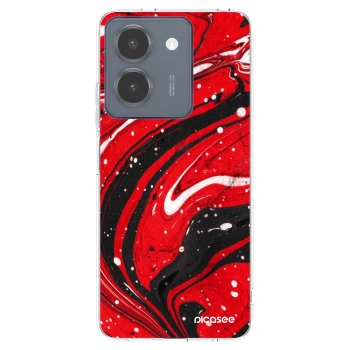 Husă pentru Vivo Y36 4G - Red black