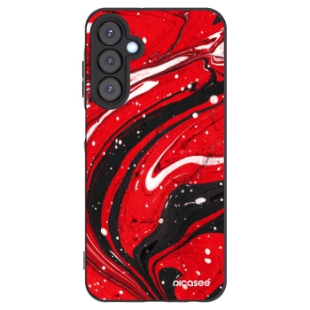 Picasee husă neagră din silicon pentru Samsung Galaxy A25 A256B 5G - Red black