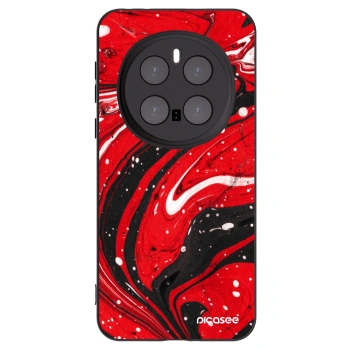 Picasee husă neagră din silicon pentru Honor Magic7 Pro 5G - Red black