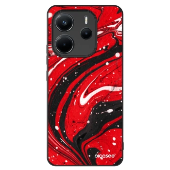 Picasee ULTIMATE CASE pentru Xiaomi Redmi Note 14 4G - Red black