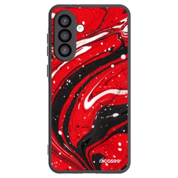 Picasee husă neagră din silicon pentru Samsung Galaxy A26 5G A266B - Red black