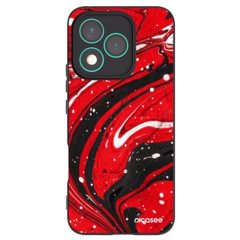 Picasee husă neagră din silicon pentru Honor 400 Lite 5G - Red black